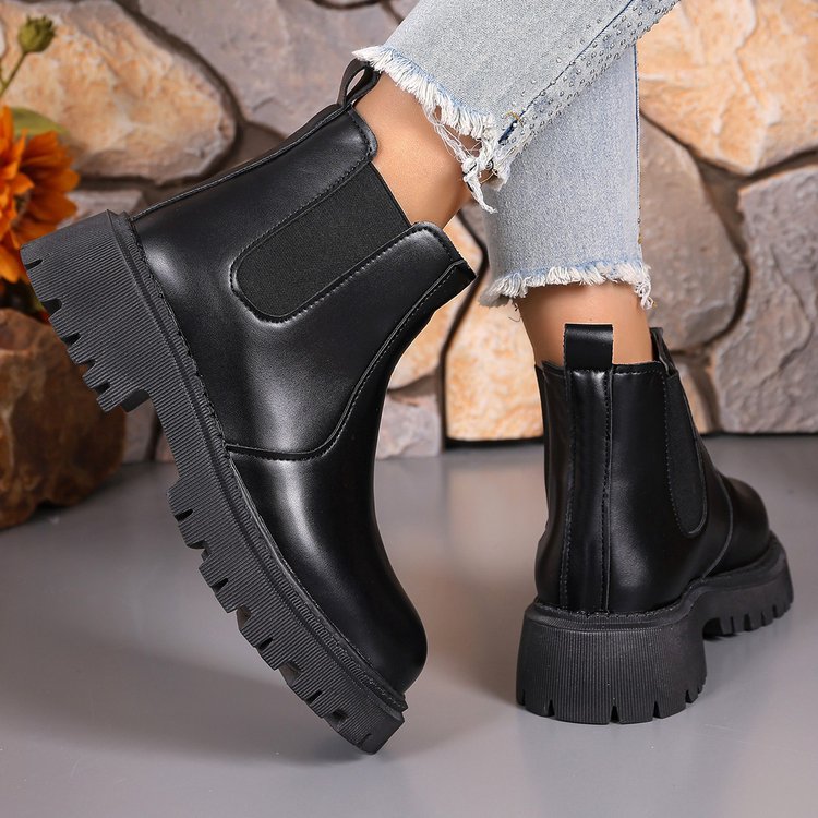 Street Fashion Winter 2025 - 2025 классические женские короткие ботинки на