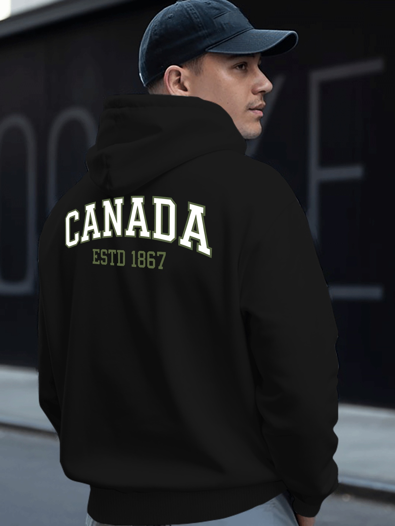 Street Fashion Canada - Мужская толстовка CANADA ESTD 1867 с