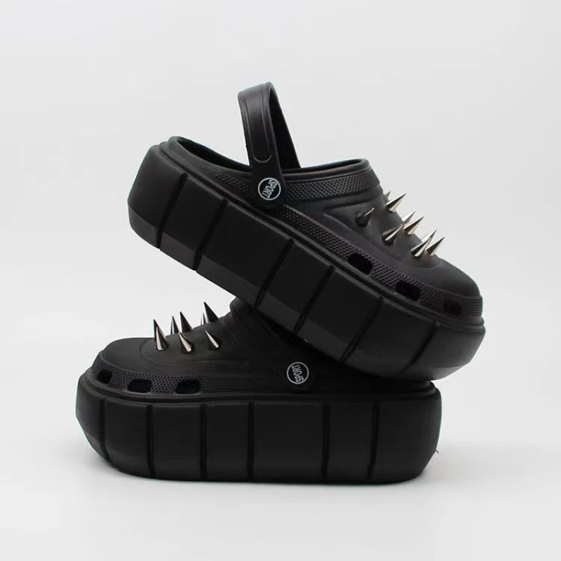 Street Fashion Y2K - Y2K стильные туфли с заклепками и