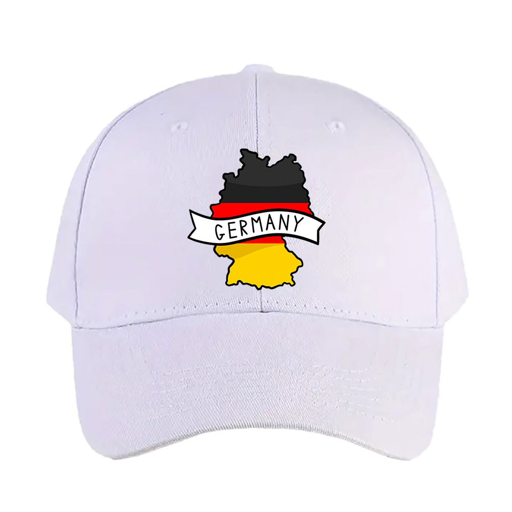 Street Fashion Germany - Бейсболка с картой флага Германии для