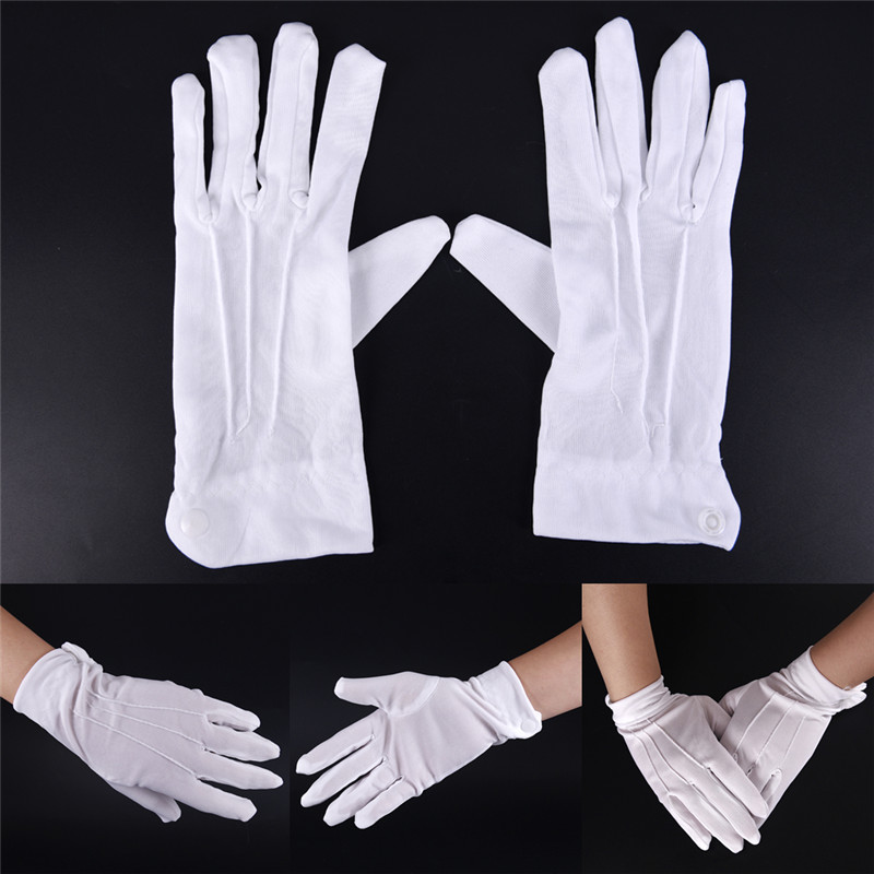 Street Fashion Gloves - 1 пара белых официальных перчаток, мужские
