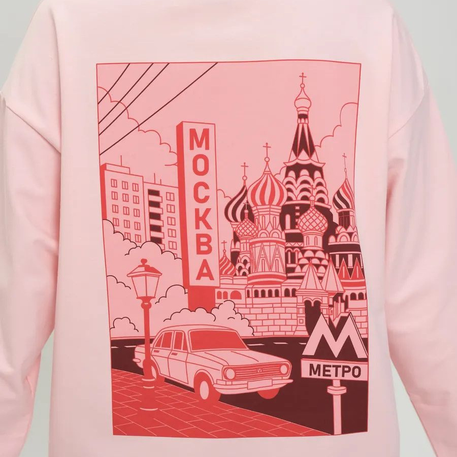 Street Fashion Moscow - Футболка с длинными рукавами и принтом