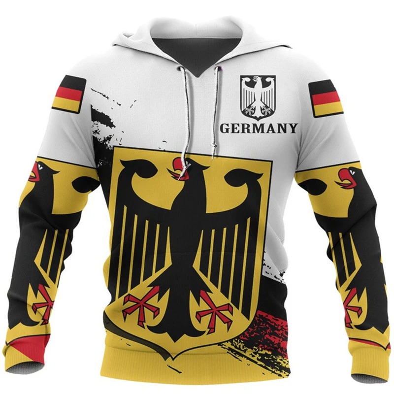 Street Fashion Germany - Новая толстовка с дизайном немецкого флага