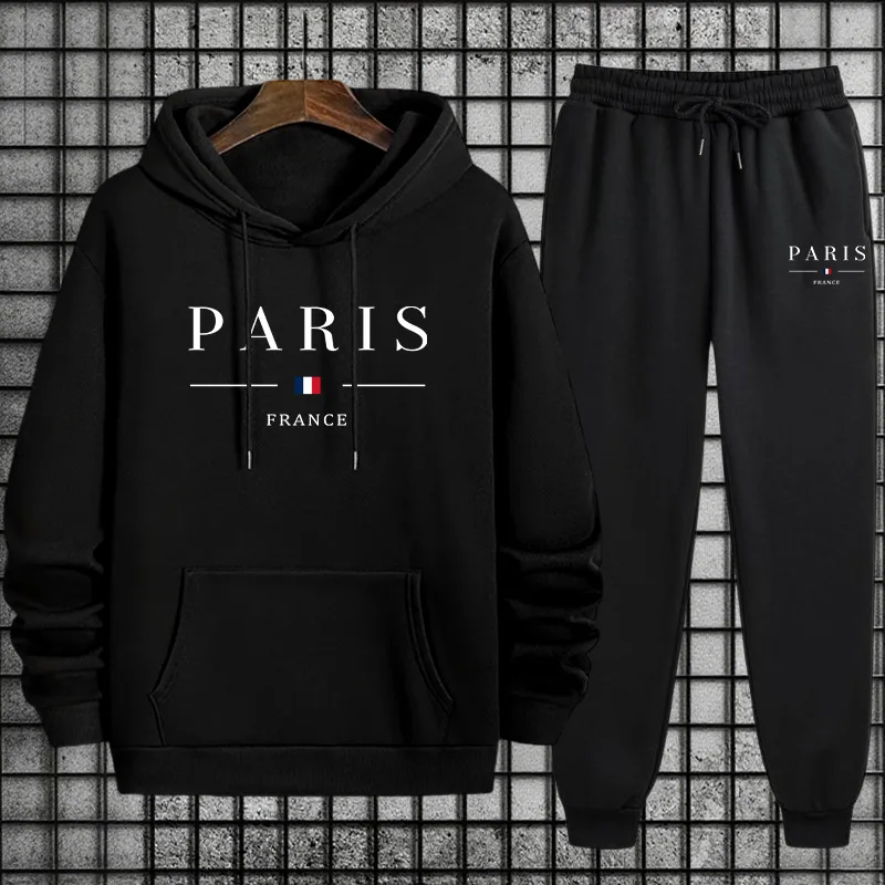 Street Fashion Paris 2025 - Осень-зима, мужской спортивный костюм в уличном