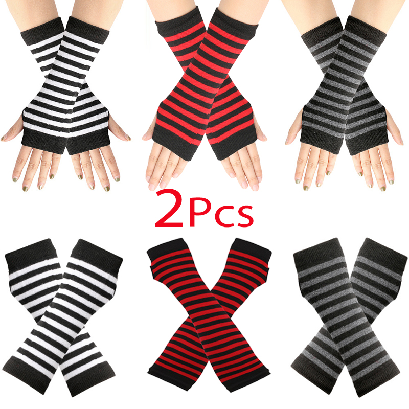 Street Fashion Gloves - Перчатки Y2K в стиле панк с