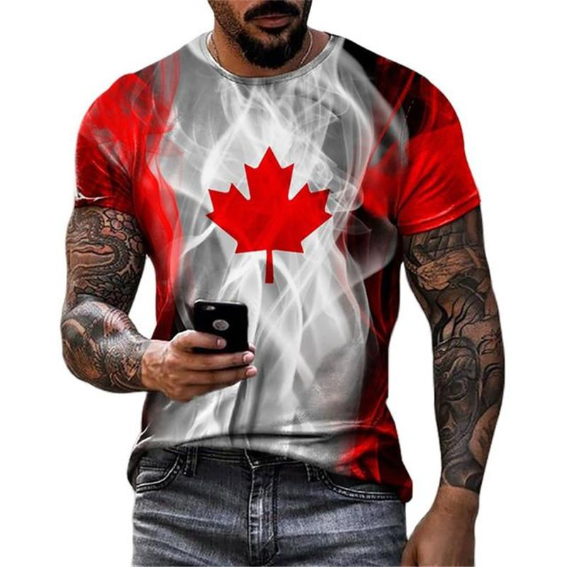 Ретро футболка с флагом Канады – обзор и цена Street Fashion Canada