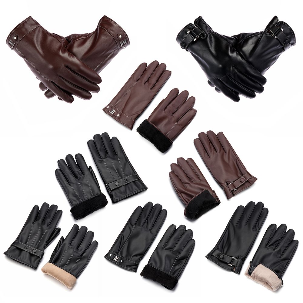 Мужские флисовые теплые кожаны – обзор и цена Street Fashion Gloves