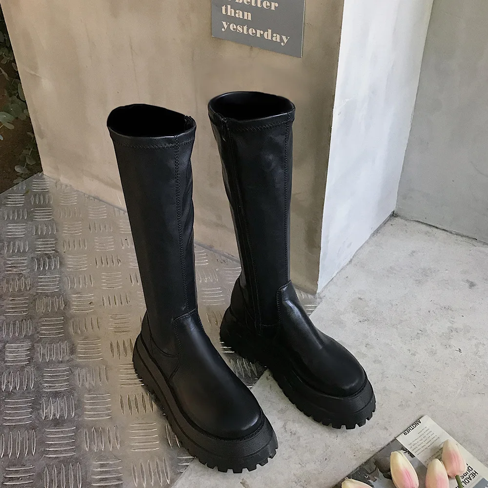 Зимние высокие сапоги на масси – обзор и цена Street Fashion Winter 2025