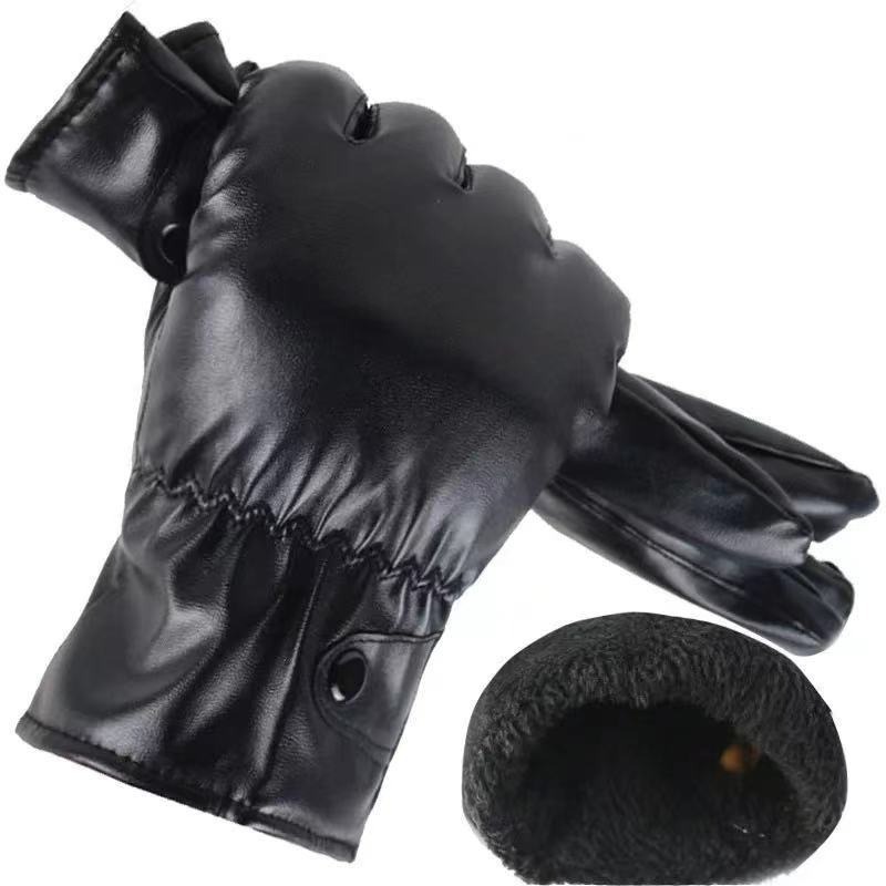 Зимние модные черные перчатки  – обзор и цена Street Fashion Gloves