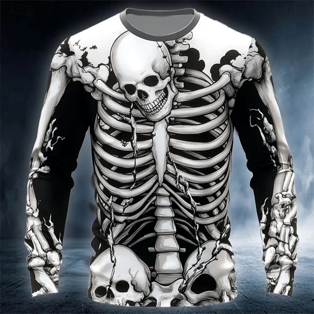 Забавная мужская футболка с 3D – обзор и цена Street Fashion Y2K