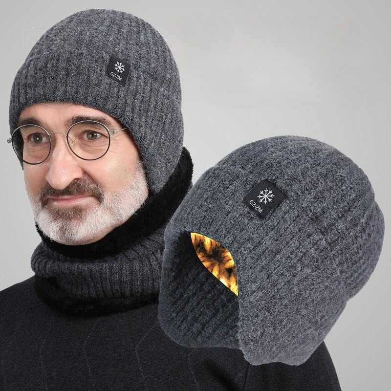 Мужская зимняя вязаная шапка с – обзор и цена Street Fashion Gloves